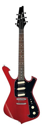 Guitarra Eléctrica Ibanez Fireman De Caoba 2015 Transparent Red Laqueado Con Diapasón De Palo De Rosa