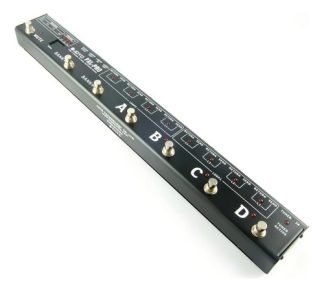 Controlador Pedal Loop Joyo Pxl-pro Para Guitarra Eléctrica 8 Canales Negro
