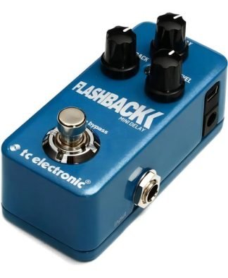 Pedal Delay Digital Tc Electronic Flashback Mini Para Guitarra Eléctrica Azul