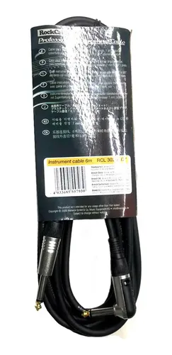 Cable Instrumento Warwick 6 Metros Plug Recto Angulo RCL 30256 D7