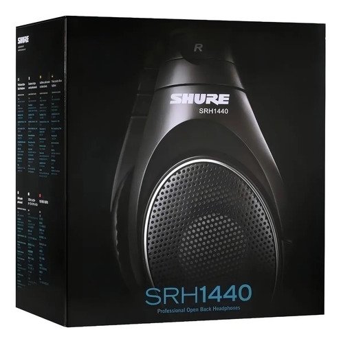 Shure Srh1440 Audífonos Profesionales Abiertos Negros Negro