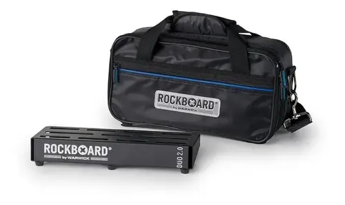 Pedalera Rockboard Rbo B Duo 2.0 con bolsa de transporte, color negro (rbo B 2.0 Duo B)