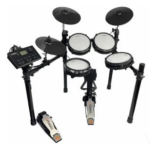 Batería Electrónica De Malla Negra Artesia Legacy A-30 De 8 Piezas Prism Crush Black
