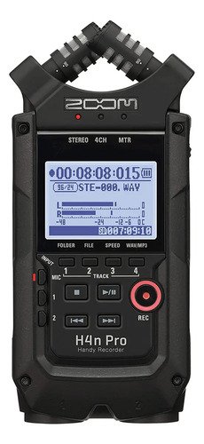Grabadora Digital Profesional Zoom H4n Pro 4-track Portable Negro
