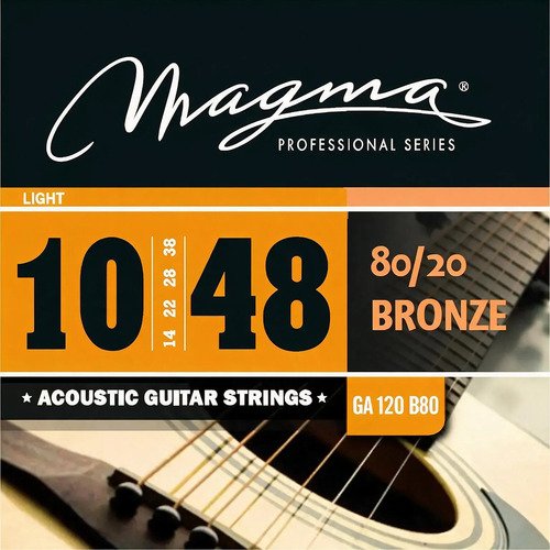Magma Ga120 B80 Encordado Para Guitarra Acustica 010