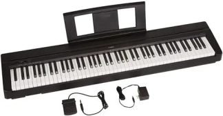 Yamaha P45 Piano Digital 88 Teclas Pesadas Acc. Martillo Color Negro