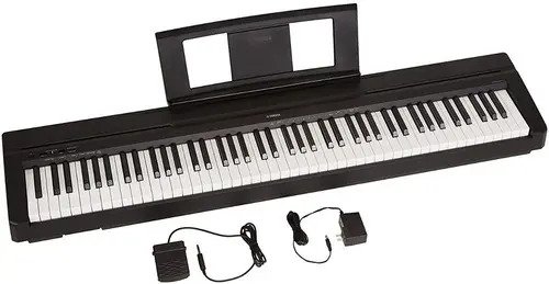 Yamaha P45 Piano Digital 88 Teclas Pesadas Acc. Martillo Color Negro