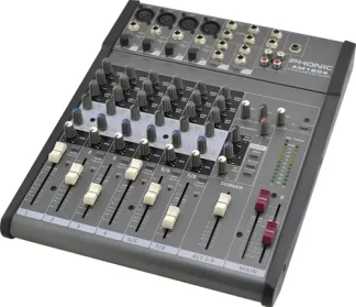 Mixer Analógico Phonic Am-1204 8 Canales Xlr/trs Ecualizador 3 Bandas