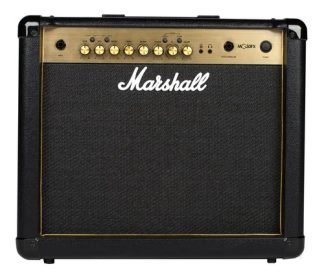 Amplificador De Guitarra Marshall Mg30gfx Gold Efectos Color Negro/oro