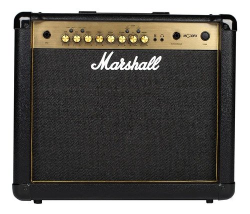 Amplificador De Guitarra Marshall Mg30gfx Gold Efectos Color Negro/oro