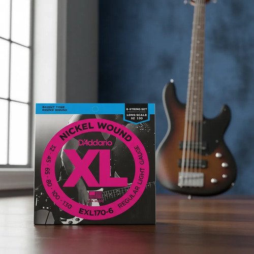 Daddario Exl170 Encordado Para Bajo 6 Cuerdas