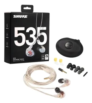 Shure Se535 Auriculares Intraurales Profesionales Color Blanco Luz Cl