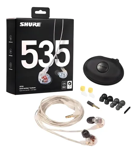 Shure Se535 Auriculares Intraurales Profesionales Color Blanco Luz Cl