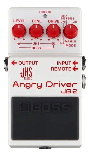 Pedal De Efecto Boss Jhs Pedals Angry Drive Jb-2 Blanco