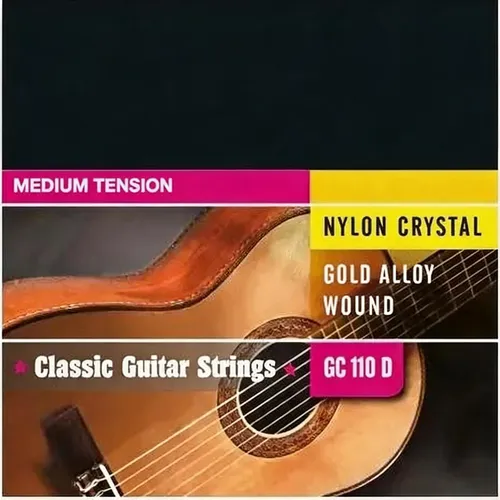 Magma Gc110d Encordado Guitarra Clasica Dorada