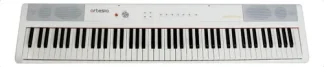 Piano Digital Artesia Performer 88 Teclas Sensitivas Con Atril Y Pedal Blanco