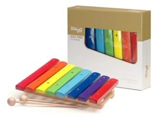 Xilofon Infantil De 8 Notas Con Golpeador Stagg Color Madera