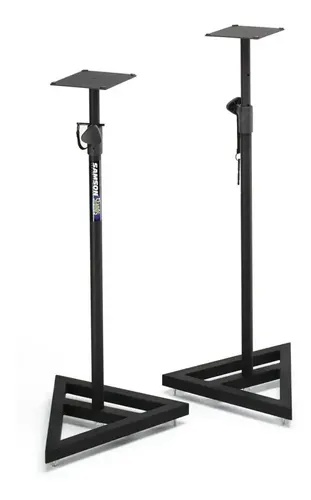 Soportes De Monitor De Estudio Samson Ms200 Con Aislamiento Black