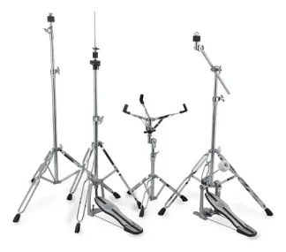 Set De Fierros Mapex Hp-2505 Serie 250 Pata Doble 5 Piezas Color Plateado