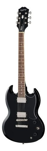 Gutiarra Electrica EpiPhone Modern Tribute Sg Ebony Color Negro Diestro Laurel
