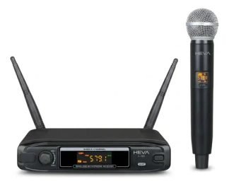 Heva C101 Microfono De Mano Inalambrico Uhf Con Estuche