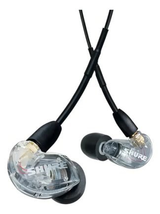 Auricular Shure Aonic 215 Aislante Desmontable Mic + Control Color Transparente