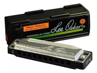Armónica Diatónica Lee Oskar Mayor Diatonic Tono C 10 Celdas Plateado