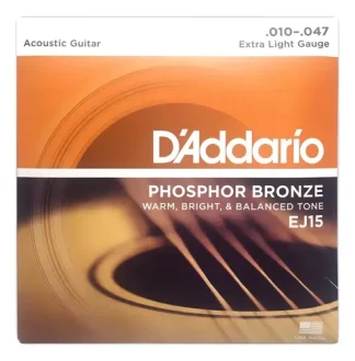 Encordado Acustico Daddario Ej15 10-47 Bronce Fosforado