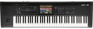 Teclado Workstation Korg Kronos 3 Kronos3 73 Teclas Pesadas Negro