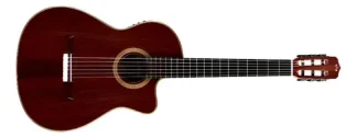 Cordoba Fusion 12 Rose Ii Guitarra Electro Criolla Fishman Mahogany Diestro Ébano Caoba