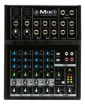Consola Pasiva Mackie Mix8 8 Canales