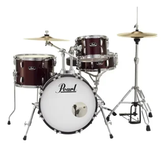 Pearl Roadshow Bateria 4 Cuerpos Bombo 18 Fierros Platillos