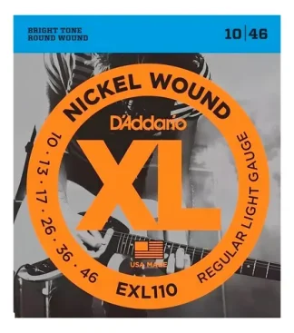Daddario Xl Nickel Exl110 Encordado .010 Para Eléctrica