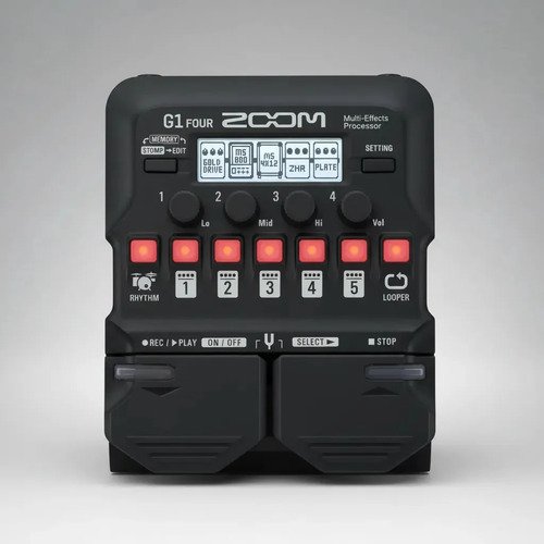 Pedal De Efecto Zoom G1 Four Negro