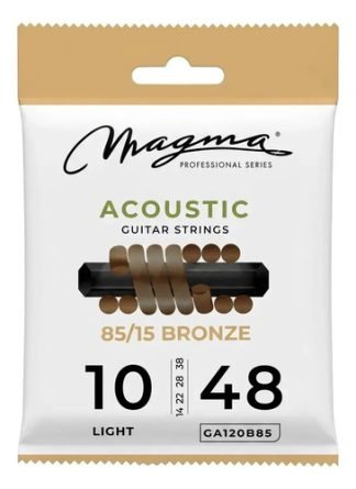 Encordado Guitarra Acústica Magma Calibre 010 Bronce 85/15