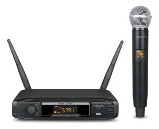 Heva C101 Microfono De Mano Inalambrico Uhf Con Estuche