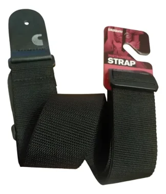 Correa Guitarra Polipropileno Cuero D'addario - Oddity Color Negro Liso