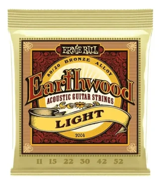 Encordado Guitarra Acústica Ernie Ball 2004 Light 11/52 Bronce