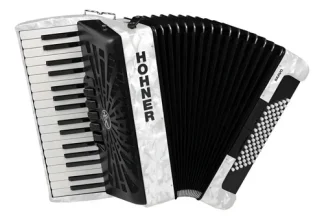 Hohner Bravo 3 72 Acordeon A Piano 72 Bajos 34 T 2(5)r Color Blanco