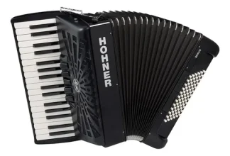 Hohner Acordeon Bravo Iii 72 Bajos Negro