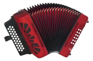 Hohner Compadre Acordeon Diatonico 31 Teclas 3 Filas 12 Bajo