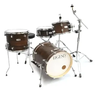 Legend Traveler Bateria 4 Cuerpos Bombo 16 Fierros Banqueta